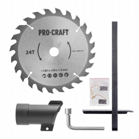 Pila kotoučová PROCRAFT KR1400, 185mm | KR1400